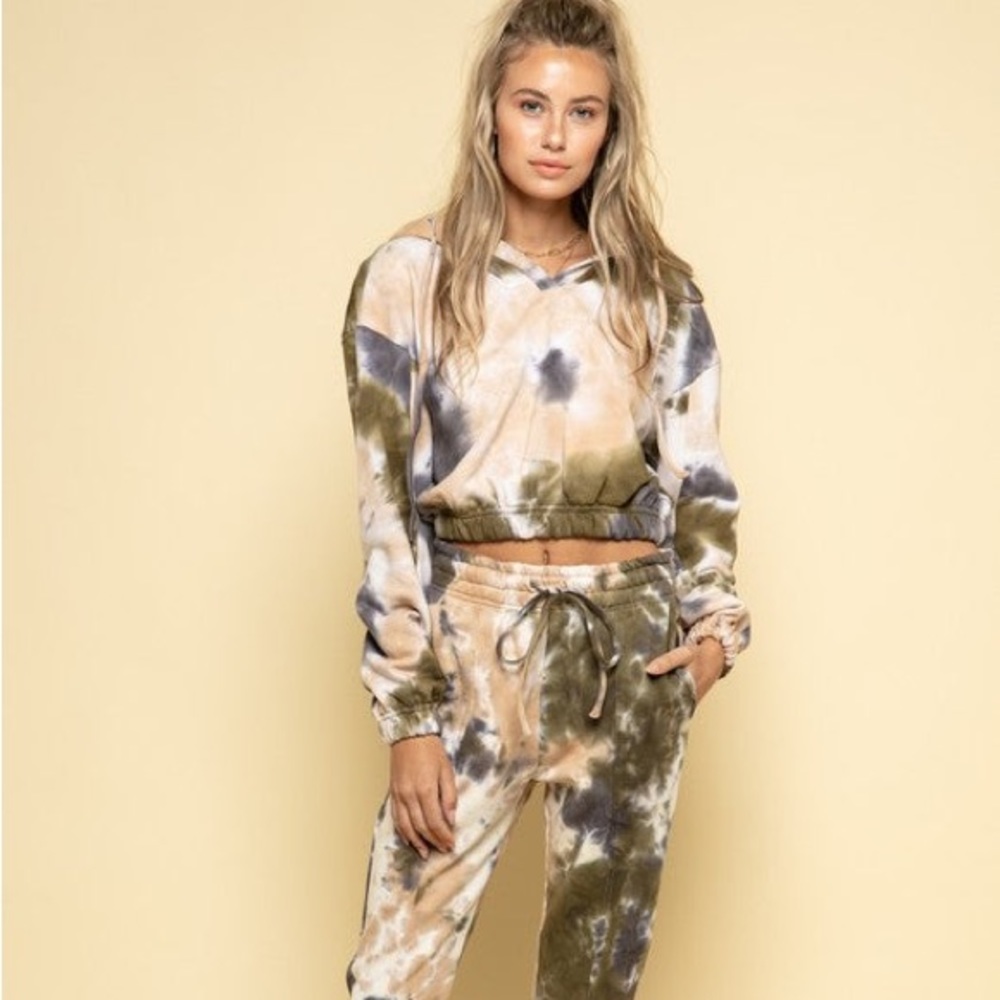 Tie dye sweat set